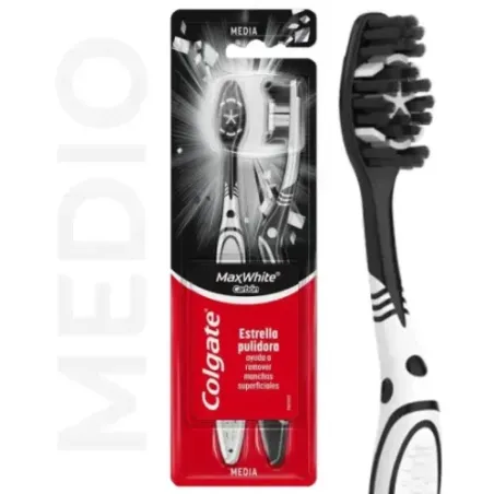 Colgate Cepillo Dental Max White Carbon