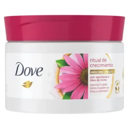 Máscara Capilar Dove 1 Minuto Ritual De Crecimiento X 300 G