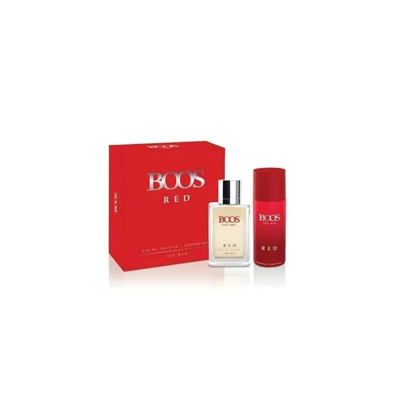 Boos Red Men Edt X100ml+deo X150ml Www.padoc.s.a.c