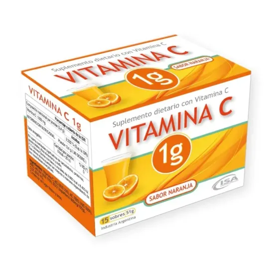 Isa Suplemento Dietario Vitamina C 1000  X 15 Sobres