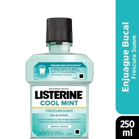 Listerine Fresh Burst Enjuague Bucal X 250 Ml