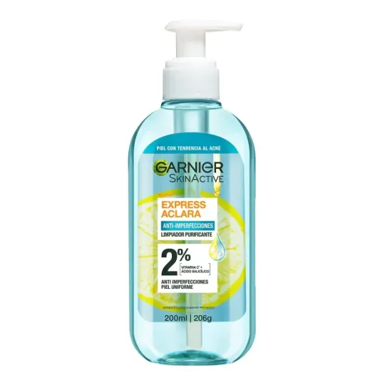 Gel Limpiador Facial Garnier Skin Active Anti-imperfecciones Expr