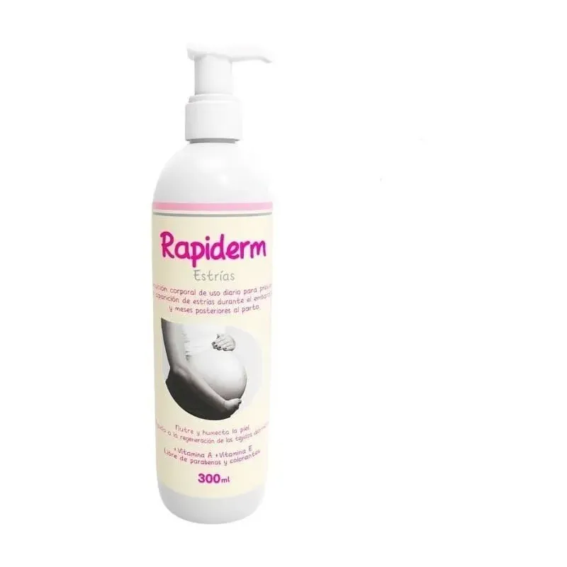 Rapiderm Estrías Emulsión Corporal Nutritiva X 300 Ml