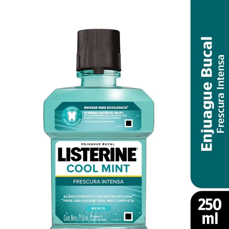 Listerine Cool Mint 24hs X 250 Ml