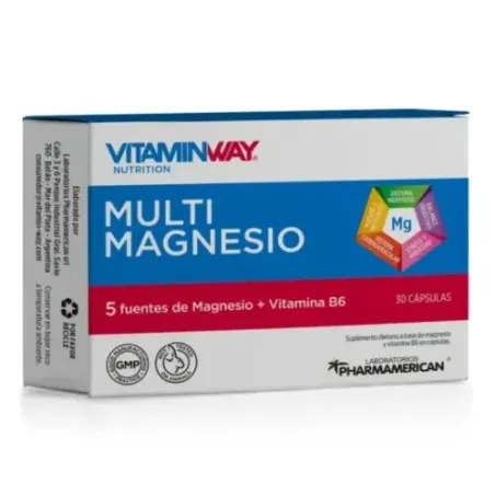 Vitamin Way Suplemento Dietario Multi Magnesio (30 Cápsulas)