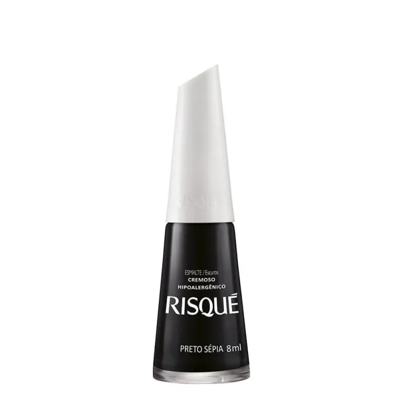 Risque Esmalte De Uñas Cremoso 580 Preto Sepia