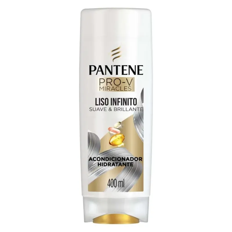 Pantene Acondicionador Prov Miracles Liso Infinito 400 Ml