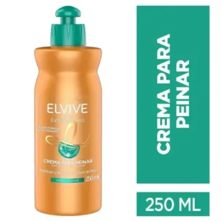 Elvive Crema Para Peinar Rizos Oleo Extraordinario 250 Ml