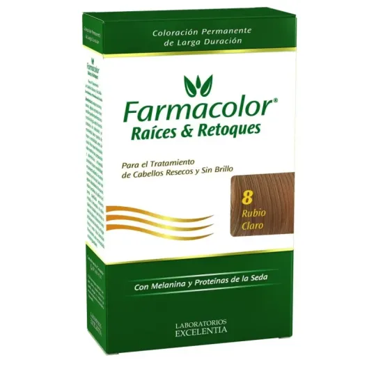Farmacolor Tintura Raices Y Retoques Color 8 Rubio Claro