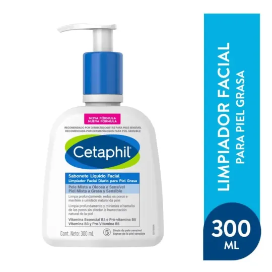 Cetaphil Gel De Limpieza Facil Para Piel Grasa 300 Ml