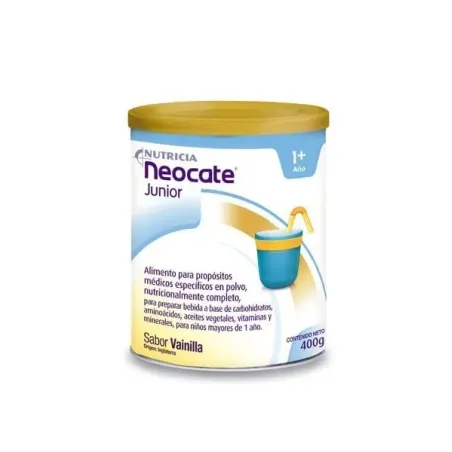 Neocate Junior Vainilla Lata 400 Xgr Para Alergia Leche Vaca