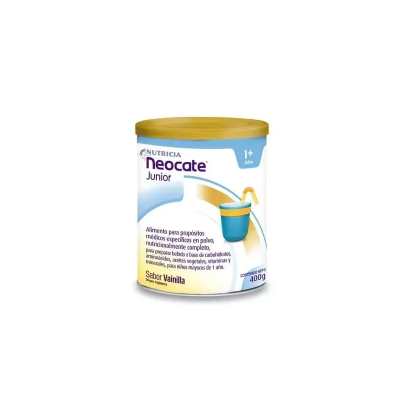 Neocate Junior Vainilla Lata 400 Xgr Para Alergia Leche Vaca