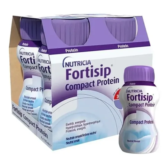 Fortisip Compact 125 Ml Nutrición Pack 4 Uds Sabor Neutro Sin Sab