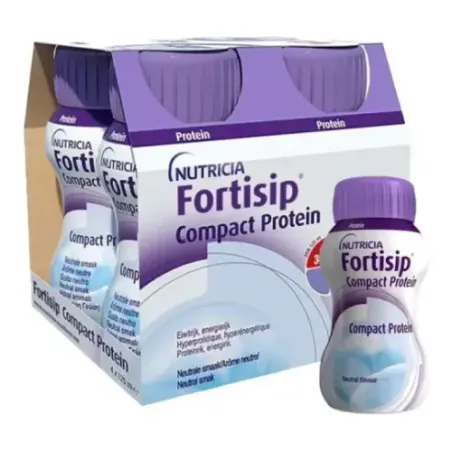 Fortisip Compact 125 Ml Nutrición Pack 4 Uds Sabor Neutro Sin Sab