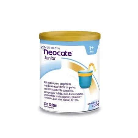 Neocate Junior Sin Sabor Lata 400 Xgr Para Alergia Leche Vaca