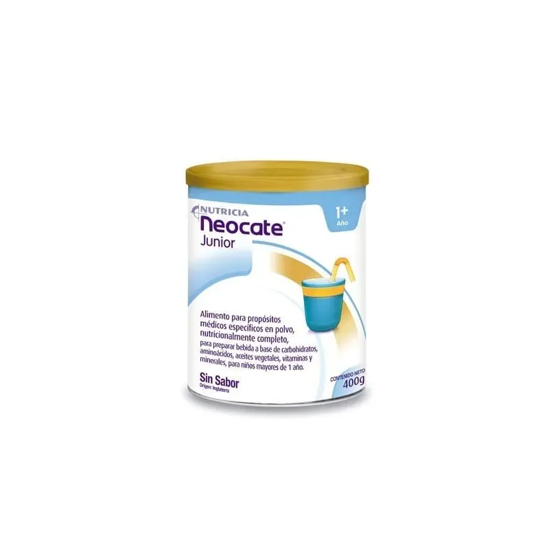 Neocate Junior Sin Sabor Lata 400 Xgr Para Alergia Leche Vaca