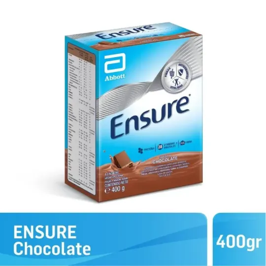 Ensure Suplemento Nutricional Polvo Chocolate 400 Grs