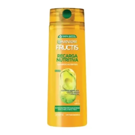 Shampoo Fructis Garnier Recarga Nutritiva X 350 Ml