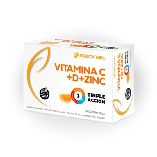 Geonat Suplemento Dietario A Base De Vitamina C Vitamina D3 Y Zin