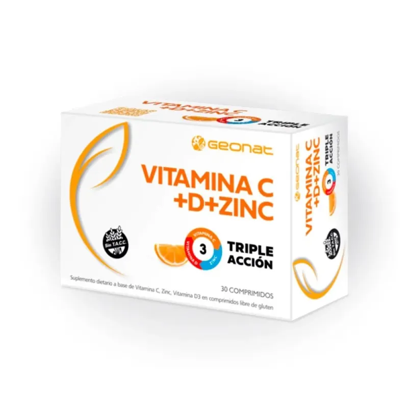 Geonat Suplemento Dietario A Base De Vitamina C Vitamina D3 Y Zin