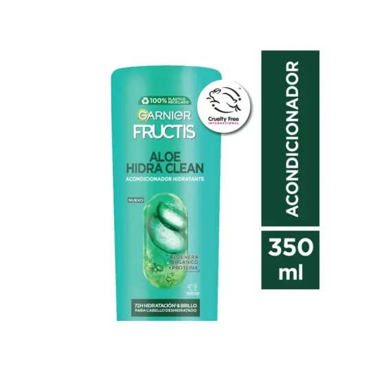 Acondicionador Aloe Hidra Clean Fructis Garnier X 350 Ml