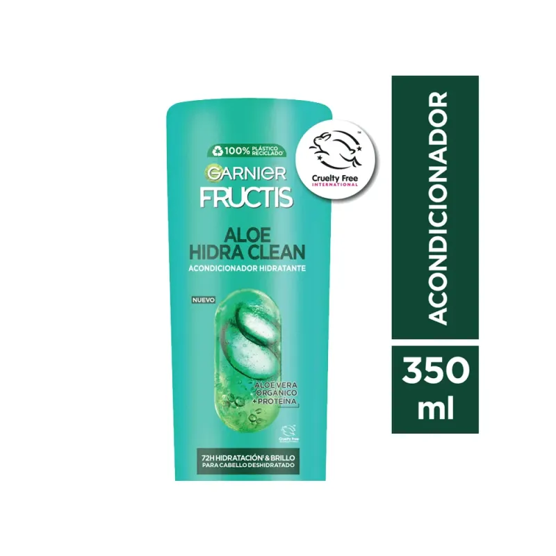 Acondicionador Aloe Hidra Clean Fructis Garnier X 350 Ml