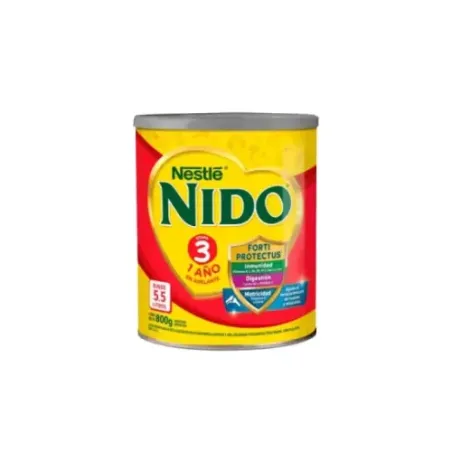 Leche En Polvo Nido 3 Prebioticos X 800 Gr Capacidad