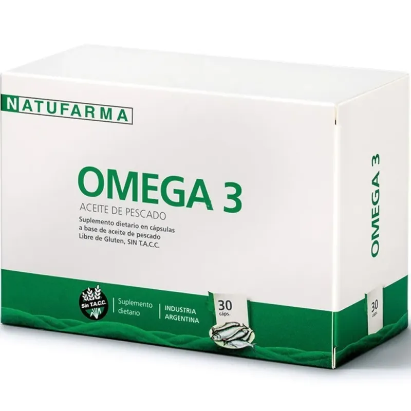Natufarma Suplemento Dietario Omega 3 Aceite De Pescado (30 Capsu