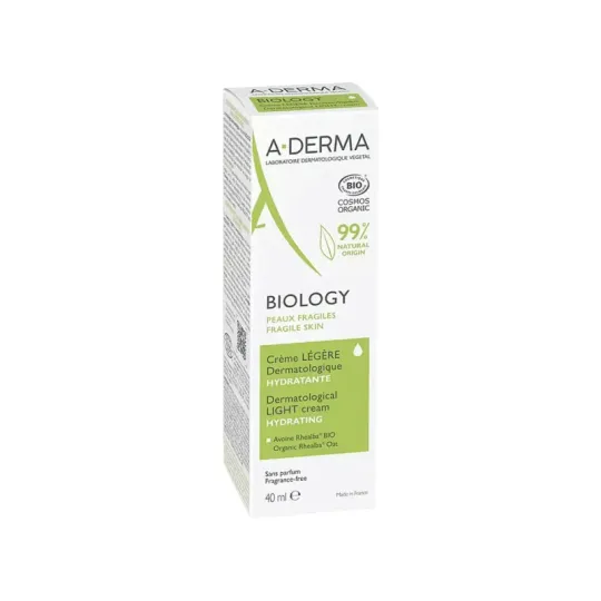 A-derma Biology Crema Ligera Hidratante X 40 Ml