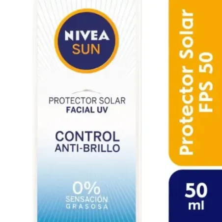 Nivea Sun Prot Facial Control Brillo Fps50 50 Ml