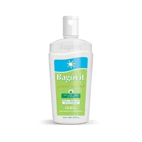 Bagovit Post Solar Gel Hidratante Con Aloe Al 80% Gel 200 Gr