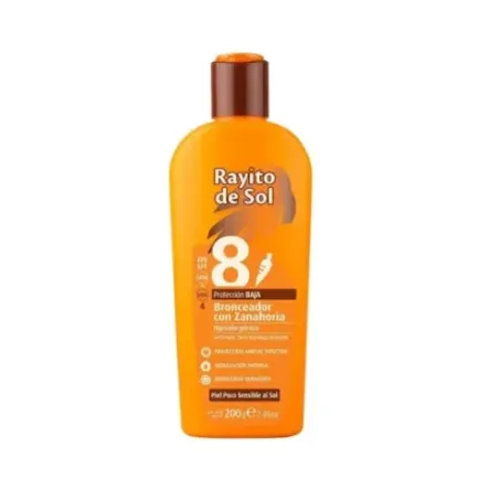 Rayito De Sol Bronceador Con Zanahoria Fps 8 200 Gr