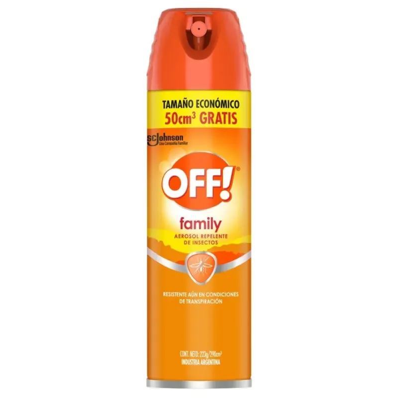 Repelente Para Mosquitos Off! Family Aerosol X 290 Cc
