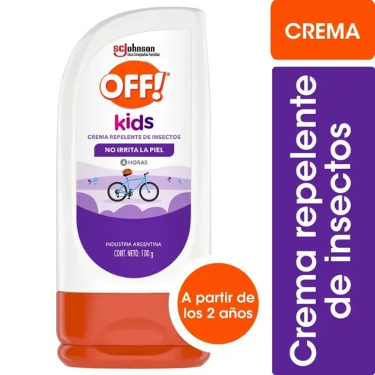 Off Crema Repelente De Mosquitos Kids 100 Gr