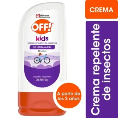 Off Crema Repelente De Mosquitos Kids 100 Gr