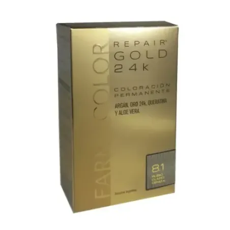 Farmacolor Kit De Coloracion Gold Color 8.1 Rubio Claro Ceniza