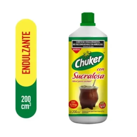Chuker Edulcorante Sucralosa 200 Ml