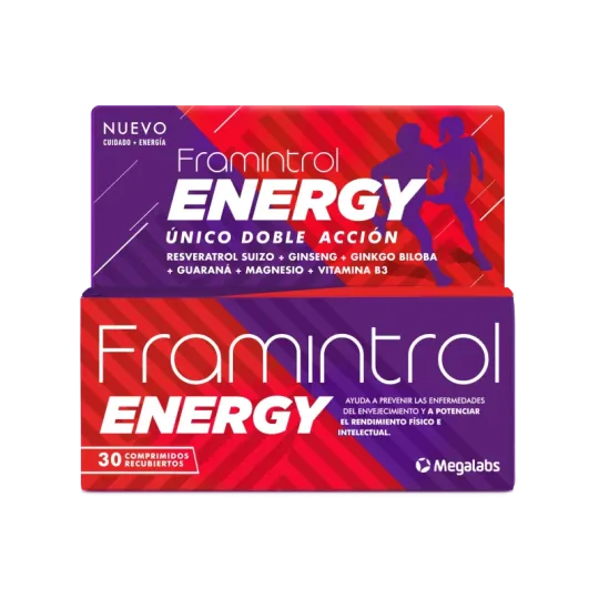 Framintrol Energy Resveratrol Ginseng Antioxidante 30 Comp