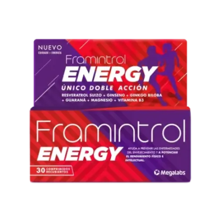 Framintrol Energy Resveratrol Ginseng Antioxidante 30 Comp