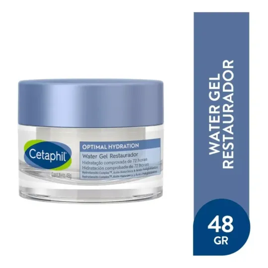 Cetaphil Optimal Hydration Water Gel Restaurador Facial 48 G
