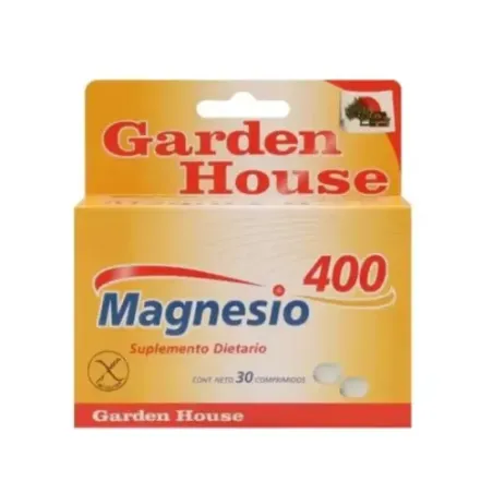 Garden House Suplemento Dietario Magnesio 400 (30 Comprimidos)