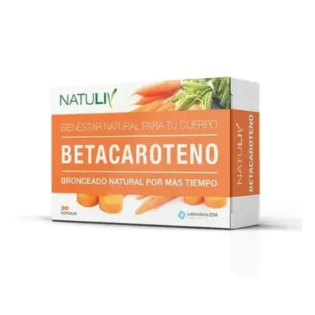 Natuliv Suplemento Dietario Betacaroteno (30 Capsulas)