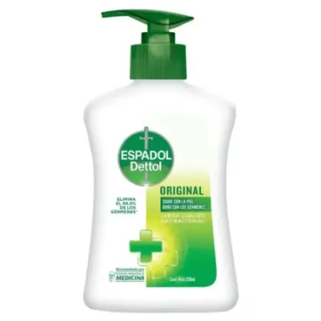 Espadol Jabón Líquido Antibacterial Original 220 Ml