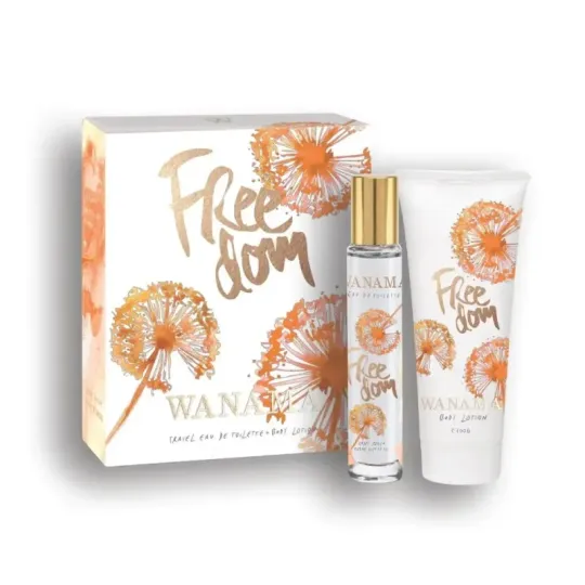 Set Edt Wanama Freedom Orange Flower X 19 Ml + Body Lotion X 100