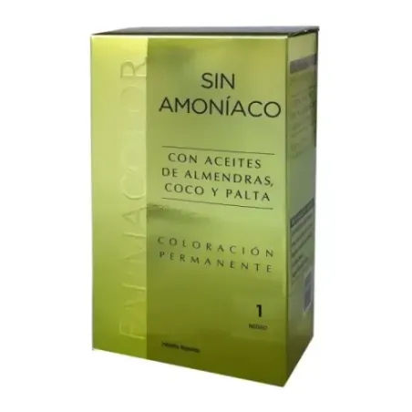 Farmacolor Kit De Coloracion Sin Amoniaco Color 1 Negro