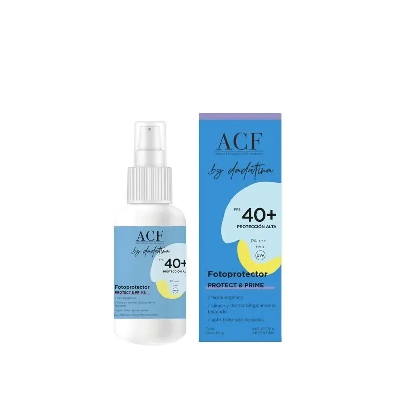 Acf By Dadatina Protector Camuflaje Uv Protect & Prime Spf40 50 G