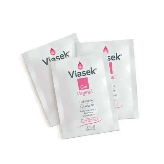 Viasek Tratamiento Para La Sequedad Vaginal (12 Sobres)