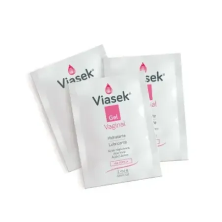 Viasek Tratamiento Para La Sequedad Vaginal (12 Sobres)