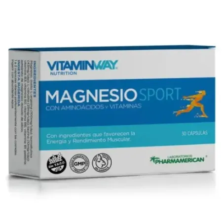 Vitamin Way Suplemento Dietario Magnesio Sport (30 Cápsulas)