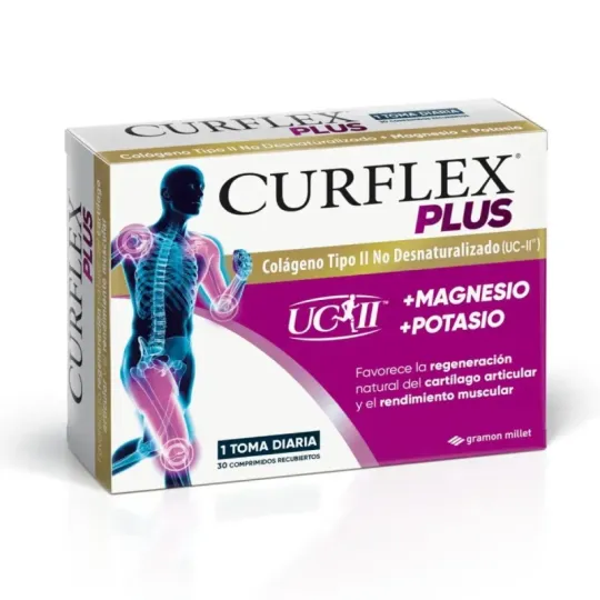 Curflex Plus Suplemento A Base De Colágeno 30 Comp